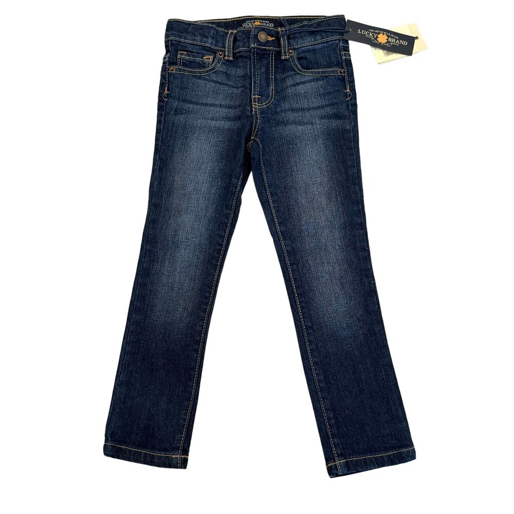 Lucky Brand Cate Skinny Dark Wash Denim Jeans Youth 4 NWT